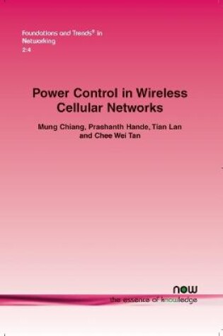 Cover of Power Control in Wireless Cellular Networks