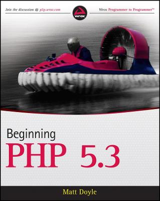 Book cover for Beginning PHP 5.3