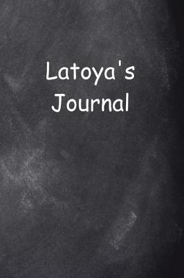 Book cover for Latoya Personalized Name Journal Custom Name Gift Idea Latoya