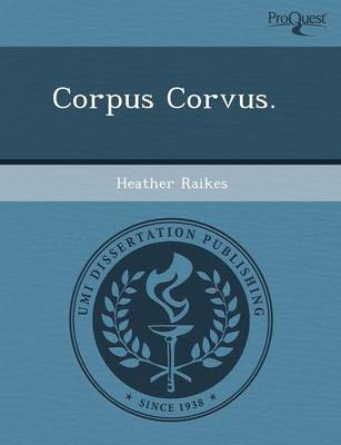 Book cover for Corpus Corvus