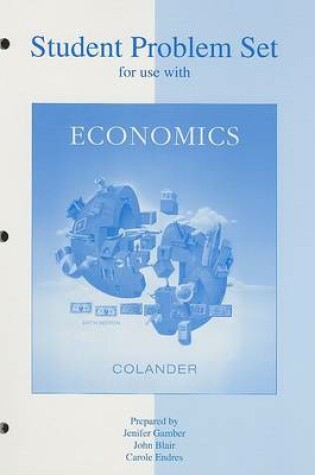 Cover of Student Problem Set T/a Economics