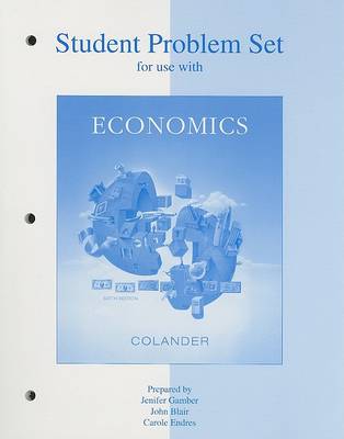 Book cover for Student Problem Set T/a Economics