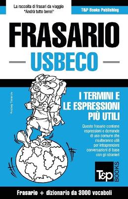 Book cover for Frasario Italiano-Usbeco e vocabolario tematico da 3000 vocaboli