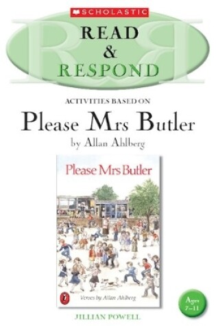 Cover of Please Mrs Butler Teacher's Resource