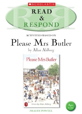 Book cover for Please Mrs Butler Teacher's Resource
