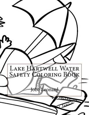 Book cover for Lake Hartwell Water Safety Coloring Book