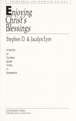 Book cover for Enjoying Christ's Blessings