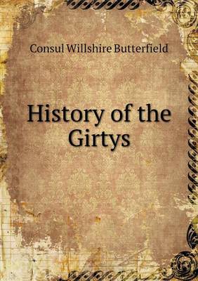 Book cover for History of the Girtys