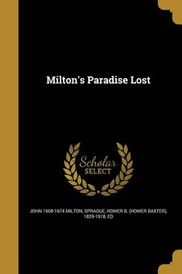 Book cover for Milton's Paradise Lost