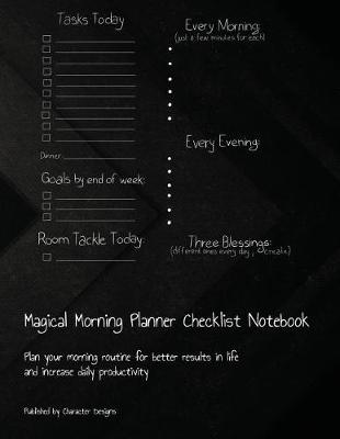 Book cover for Magical Morning Planner Checklist Notebook