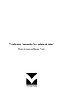 Book cover for Transforming Community Care