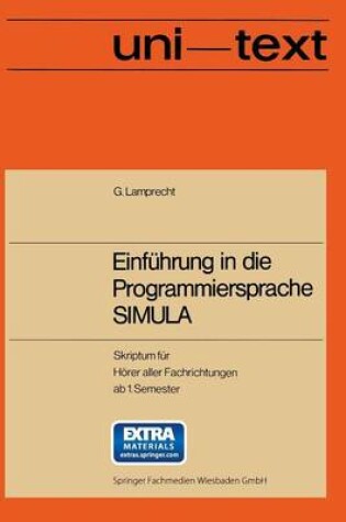 Cover of Einfuhrung in Die Programmiersprache Simula