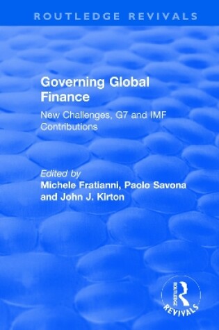 Cover of Governing Global Finance