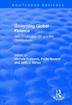 Book cover for Governing Global Finance