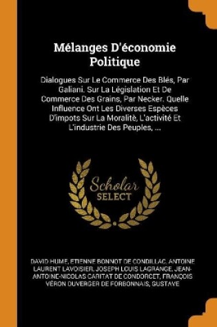 Cover of Mélanges D'économie Politique