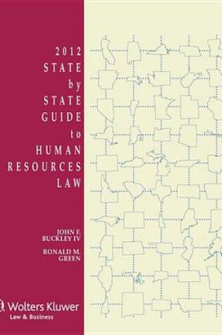 Cover of State by State Guide to Human Resources Law, 2012 Edition