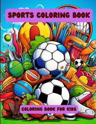 Book cover for Sports Coloring Book