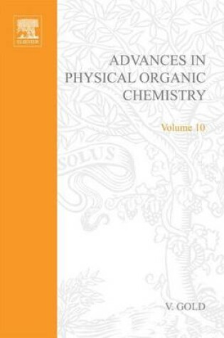 Cover of Adv Physical Organic Chemistry V10 APL