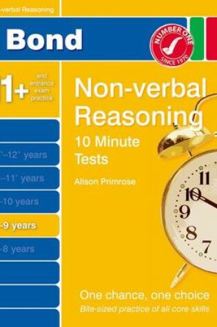 Cover of Bond 10 Minute Tests Non-Verbal Reasoning 8-9 Yrs