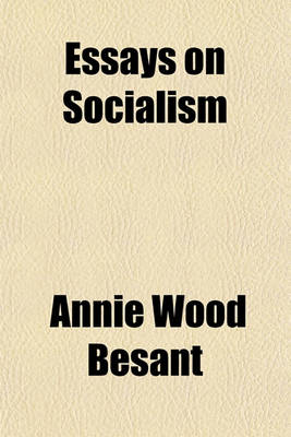 Book cover for Essays on Socialism