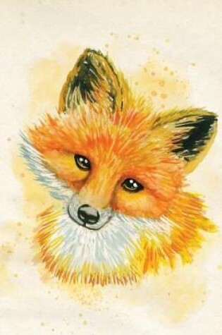 Cover of Bullet Journal for Animal Lovers Watercolor Fox