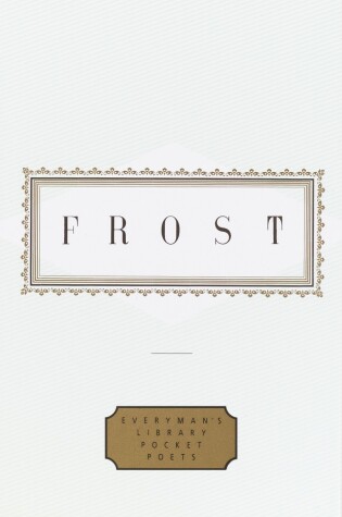 Cover of Frost: Poems