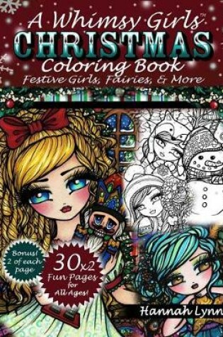 Cover of A Whimsy Girls Christmas Coloring Book