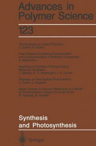 Cover of Synthesis and Photosynthesis