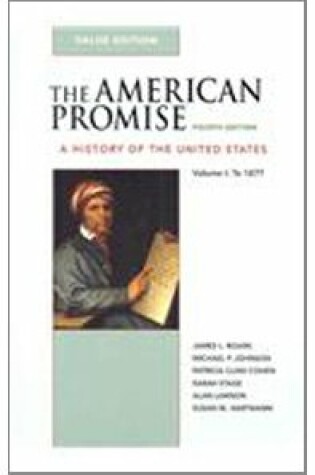 Cover of American Promise 4e V1 Value Edition & Bedford Glossary for U.S. History