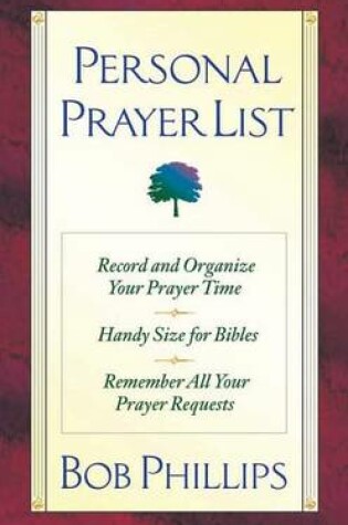 Cover of Personal Prayer List
