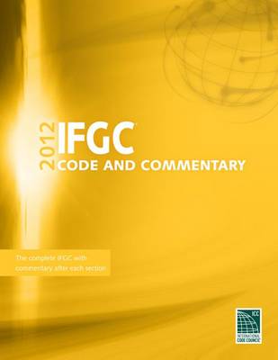 Book cover for 2012 International Fuel Gas Code Commentary