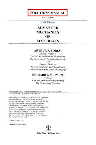 Cover of Solutions Manual Website to Accompany Mechanics of Materials, Sixth Edition