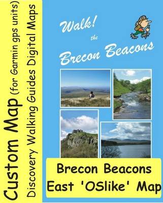 Book cover for Brecon Beacons East Oslike Custom Map