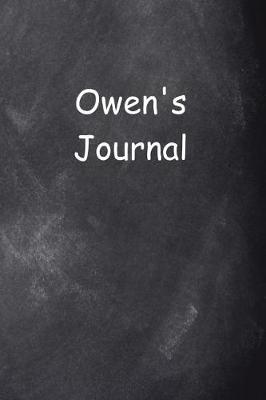 Book cover for Owen Personalized Name Journal Custom Name Gift Idea Owen