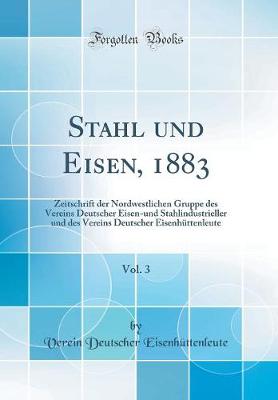 Book cover for Stahl Und Eisen, 1883, Vol. 3