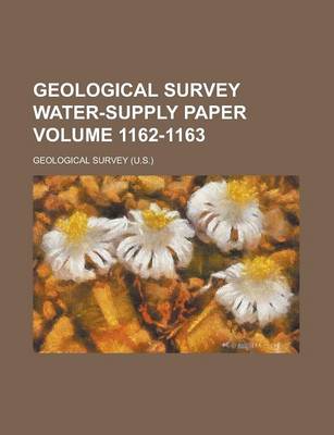 Book cover for Geological Survey Water-Supply Paper Volume 1162-1163