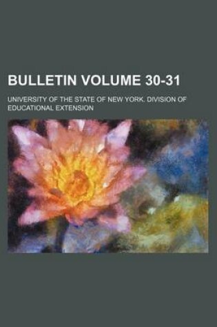 Cover of Bulletin Volume 30-31