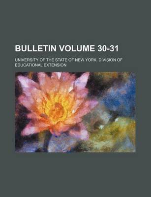 Book cover for Bulletin Volume 30-31