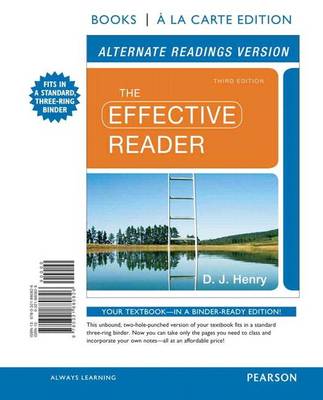 Book cover for The Effective Reader, Alternate Readings Version with Access Code