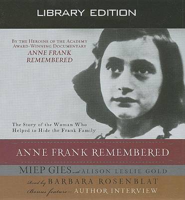 Book cover for Anne Frank Remembered (Library Edition)