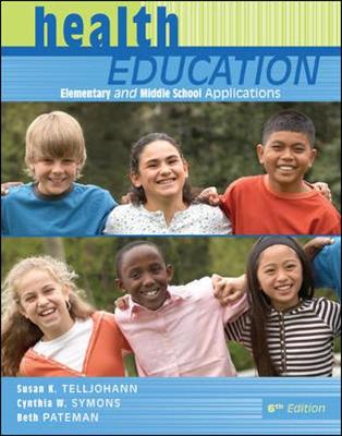 Book cover for Health Education: Elementary and Middle School Applications