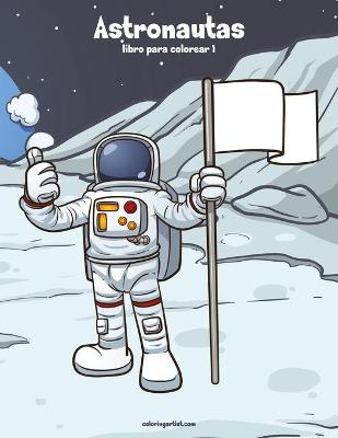 Cover of Astronautas libro para colorear 1