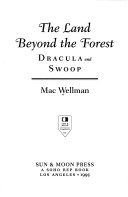 Book cover for The Land beyond the Forest: Dracula and Swoop