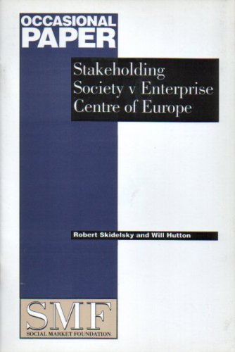 Book cover for Stakeholding Society v. Enterprise Centre of Europe