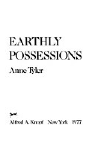 Cover of Earthly Possessions