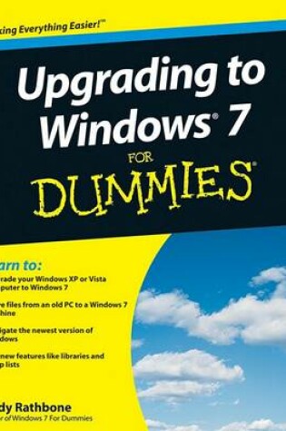 Cover of Upgrading to Windows 7 For Dummies