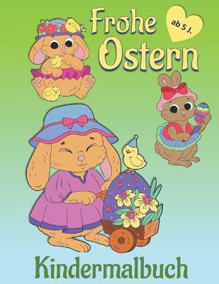 Book cover for Frohe Ostern Kindermalbuch