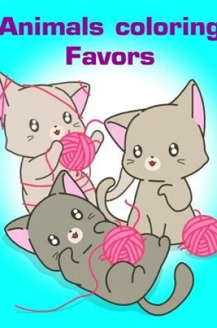 Cover of Animals coloring Favors