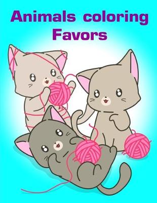 Cover of Animals coloring Favors