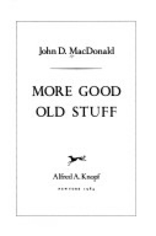 Cover of More Good Old Stuff